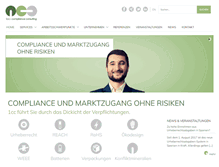 Tablet Screenshot of 1cc-consulting.com